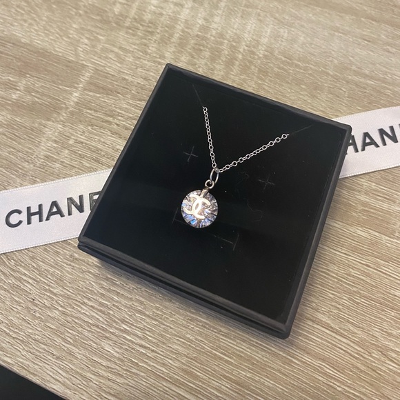 💎Delicate Authentic CHANEL Charm with 925 Silver Necklace💎 - Picture 1 of 16